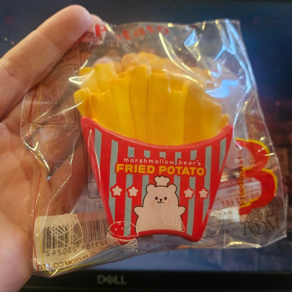 IBLOOM Squishies Marmo French Fries Fried Potato Squishy Scented Slow Rising New